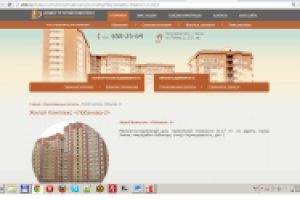 Сайт визитка строительной компании