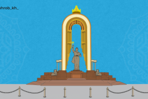 Статуя "Исмоили Сомони"