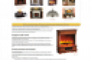 Сайт продажи каминов