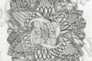 мандала-подсолнух