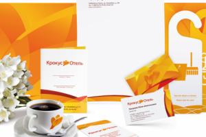 Фирменный стиль для Крокус отеля