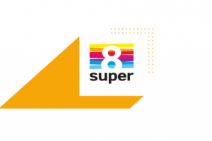 Логотип кинотеатра Super8 в Йошкар-Оле