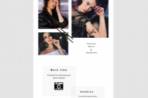 Лэндинг для модели