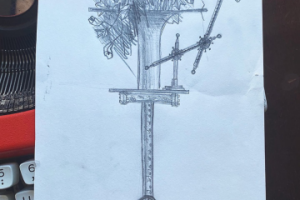 Карандашный эскиз вазы