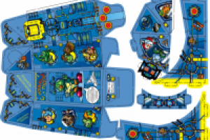 новогодний подарок развертка