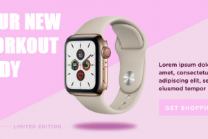 Баннер смарт часов