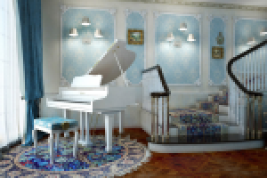 Дизайн проект интерьера гостиной