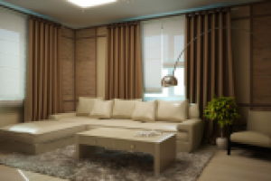 Дизайн-проект гостиной в восточном стиле