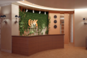 Дизайн проект интерьера офиса (ресепшн)