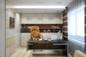 Дизайн проект интерьера кабинета