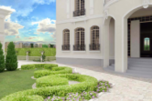 Дизайн проект сада в регулярном стиле