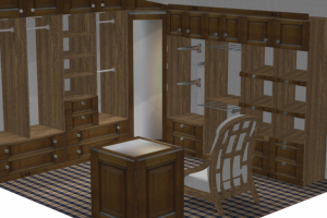 Гардеробная в Американском стиле2