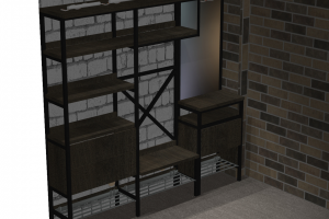 Прихожая в стиле Лофт