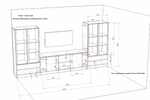 Выполню Дизайн мебели в программе про100