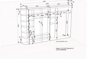 Размеры шкафа