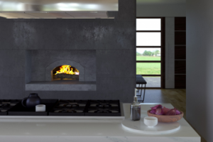 Кухня с очагом