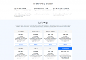 Сайт для SERM агенства вариант 1