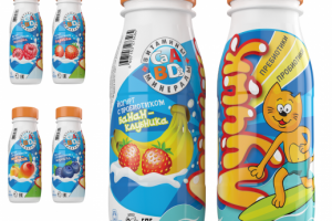 Визуализация молочной продукции "Лучик" для каталога