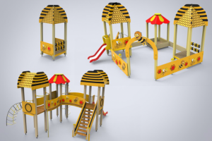 Детские городки "пчелка" для каталога