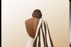 Woman`s back