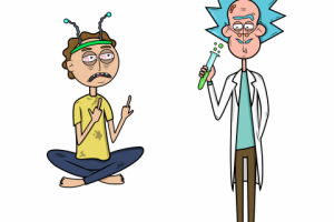 Стикеры и персонажи Rick & Morty