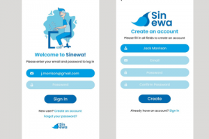 Мобильное приложение Sinewa (в разработке)