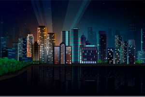 Вечерний город