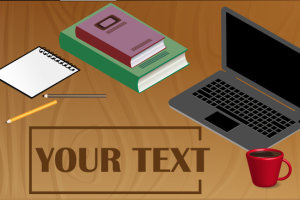 Сет офисных элементов. Векторная иллюстрация