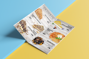 Десертная карта