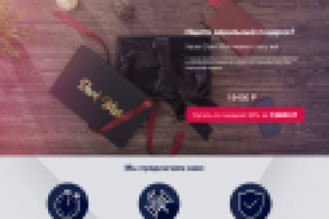 Dark Wish Продающая страница для элитных халатов