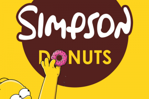 Брендинг кафе Simpson donuts