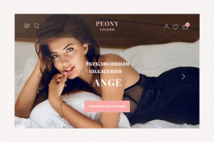 Дизайн интернет-магазина нижнего женского белья