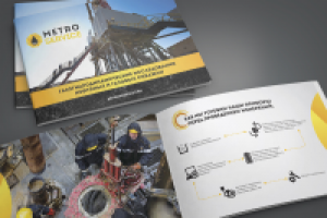 фирменный стиль и маркетинг кит для компании MetroService