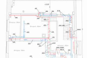 3D проект ВиК салона красоты в г. Москва