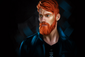 Redhead man (Digital art)