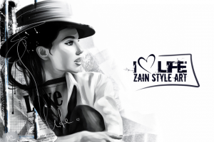 I love life (Zain Style Art)