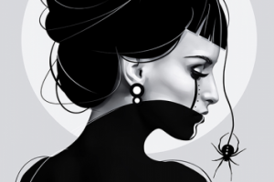 Phobias of spiders (Easy Hard Art style)