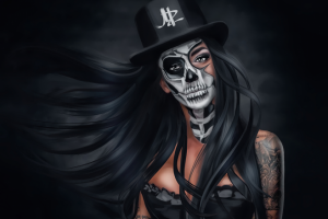 Santa Muerte (Digital art)