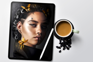 Punk girl (digital art)