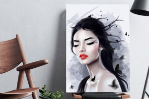 Asmira (digital drawing) цифровой портрет