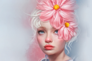 Cosmea (цифровая живопись)