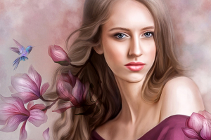 Flower art (цифровая живопись)