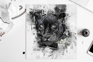 Panther (Ink style art)