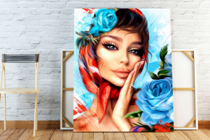 Девушка с розами (Artsoul)