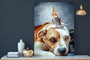 Buddy (Digital Dog) цифровая живопись