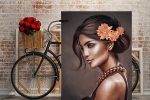 Adelaida (цифровая живопись) масло