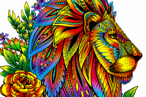 Лев (дудлинг)