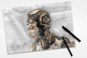 Робот (sketch style)