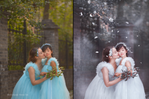 Пекинские девушки (художественная ретушь)