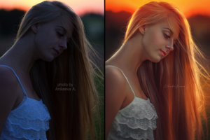 На закате дня (художественная ретушь)